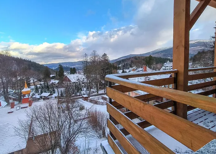 Widokowy Z Garażem I Widokiem Na Góry, Blisko Szlaki I Centrum Apartamento Karpacz